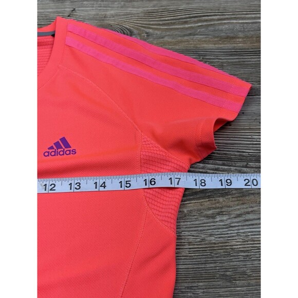 ADIDAS Supernova Women's Short Sleeve V-Neck Workout Athletic Shirt Size MED - Picture 8 of 13